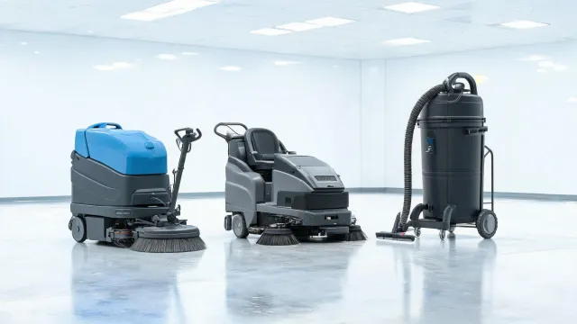 Commercial cleaning equipment article